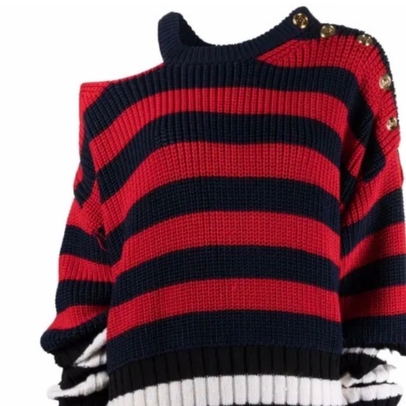 Balmain Limited Edition Knit Sweater Dress w/ Neiman Marcus Tags - Picture 2 of 4